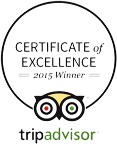 TripAdvisor Certificate of Excellence 2015
