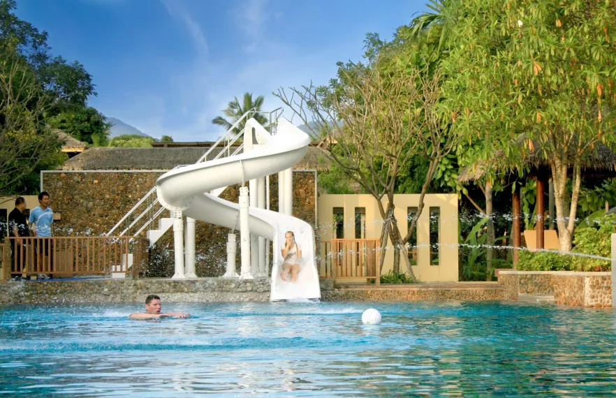 Water Slide at Centara Koh Chang Tropicana Resort