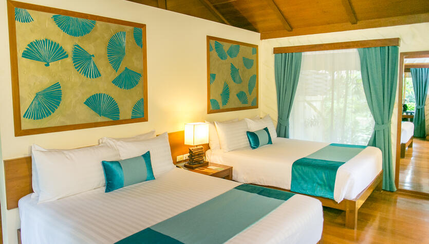 Deluxe ocean view cabana at Centara Koh Chang Tropicana Resort
