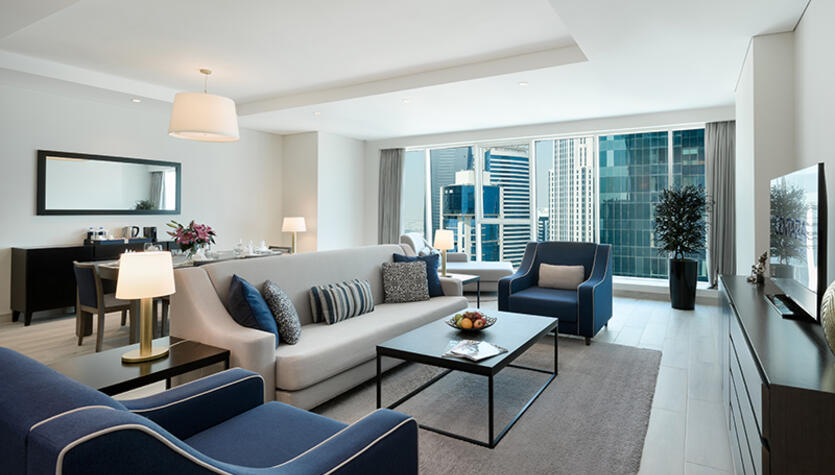 Executive Two Bedroom City View Residence at Centara West Bay Hotel & Residences Doha