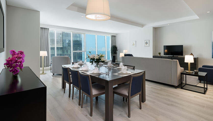 Executive Three Bedroom City View Residence at Centara West Bay Hotel & Residences Doha
