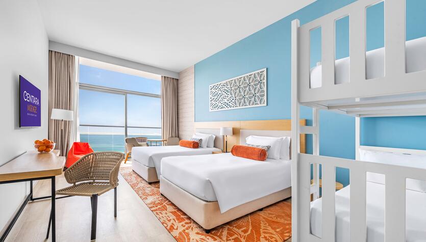 Mirage Family Room Sea View with Bunk Beds