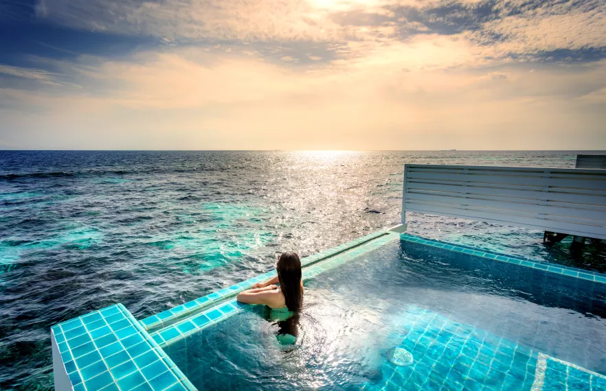 Sunset Ocean Pool Villa at Centara Grand Island Resort & Spa Maldives (CIRM)