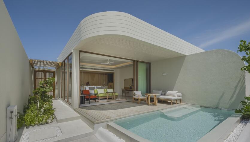 Two-Bedroom Family Sunset Beach Pool Villa