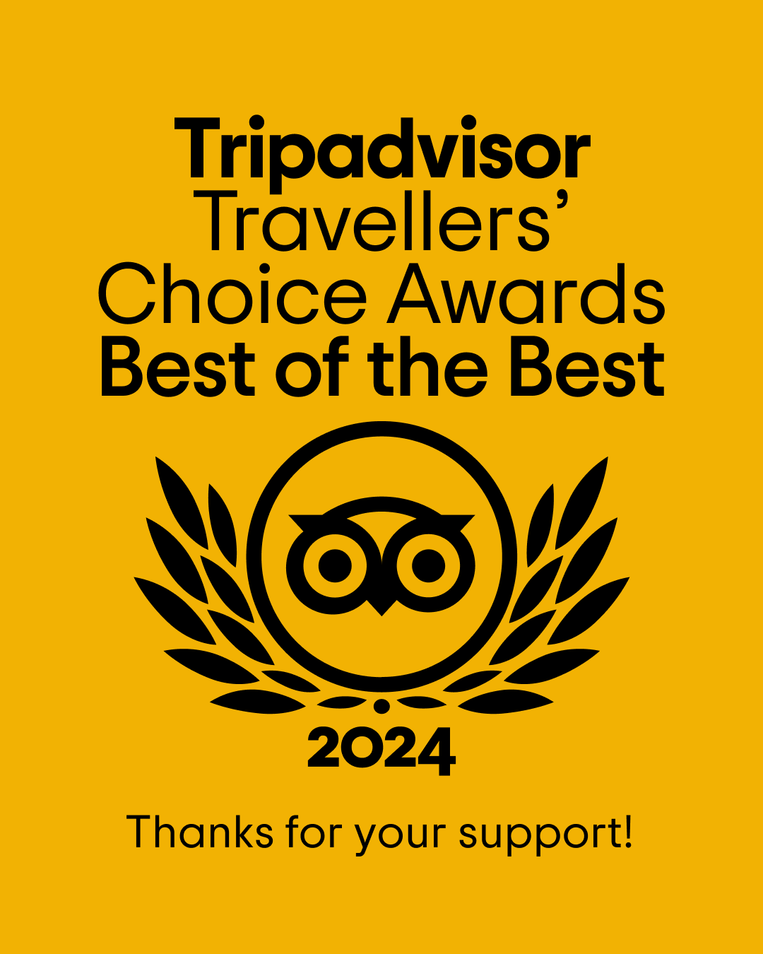 CRS Tripadvisor Award Best of Best 2024
