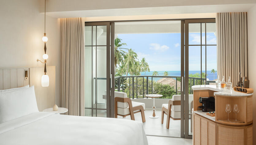 Deluxe ocean Room at Centara Reserve Samui