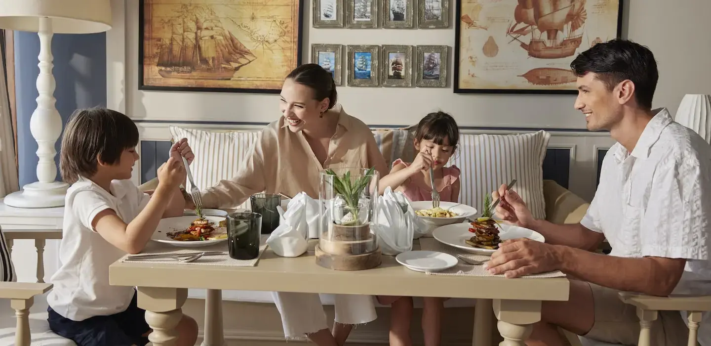 Kids stay and eat free