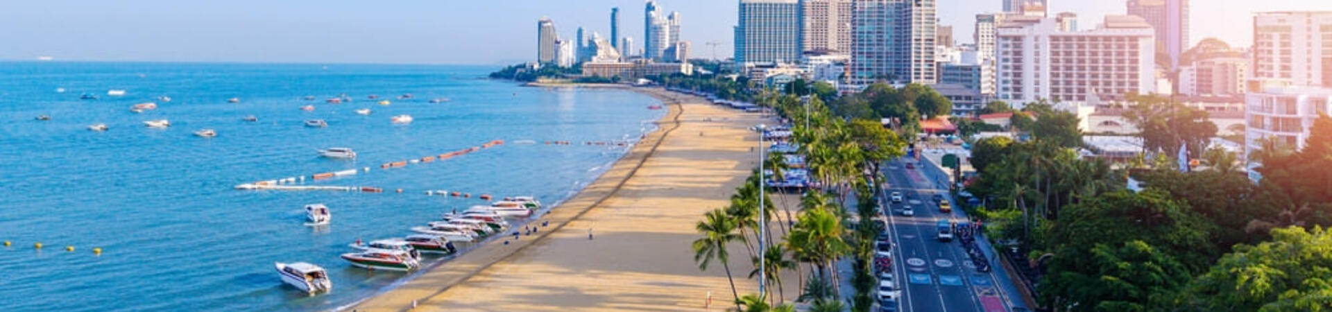 Pattaya offers kilometres of beaches