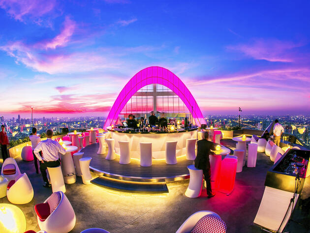 CRU Champagne Bar at Red Sky at Centara Grand & Bangkok Convention Centre at CentralWorld (CGCW)