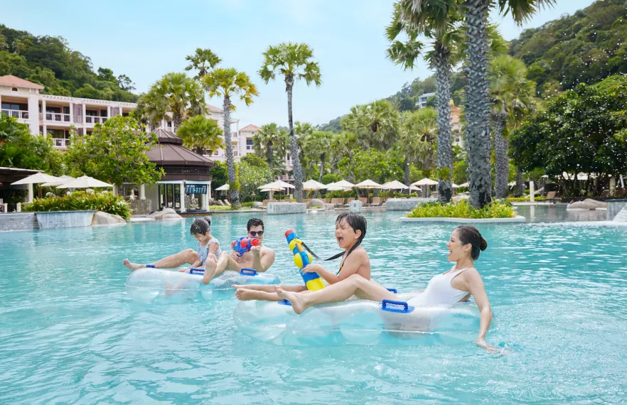 Family lifestyle at Centara Grand Beach Resort Phuket