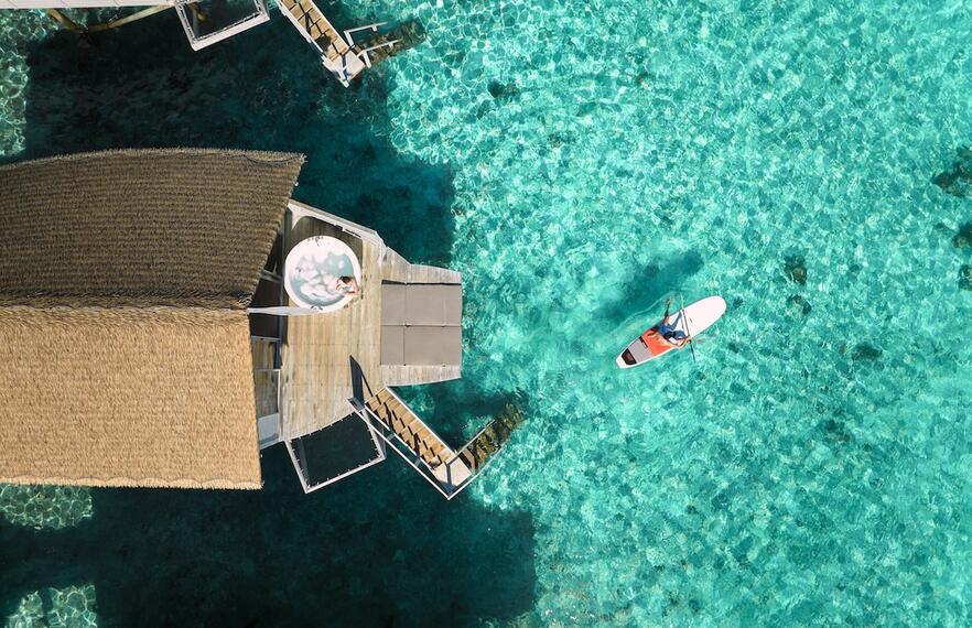 maldives drone