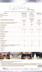 CGC Wedding Packages