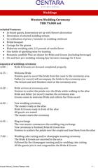 Centara Pattaya Hotel Wedding Package Brochure