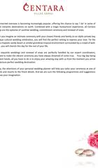 Centara Villas Samui Wedding Brochure