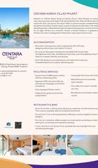 Centara Karon Villas Factsheet
