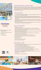 Centara Mirage Beach Resort Dubai Factsheet