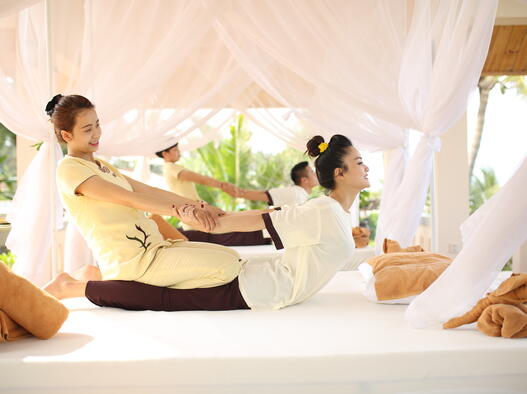 Thai massage at an eco-friendly beach resort by Centara Hotels & Resorts