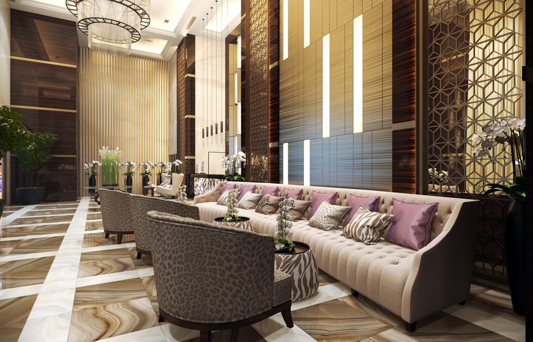 Lobby and reception area