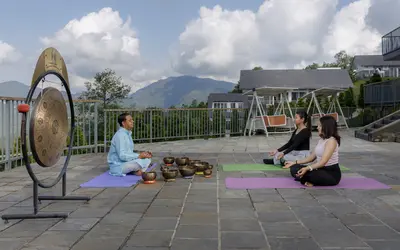 yoga session