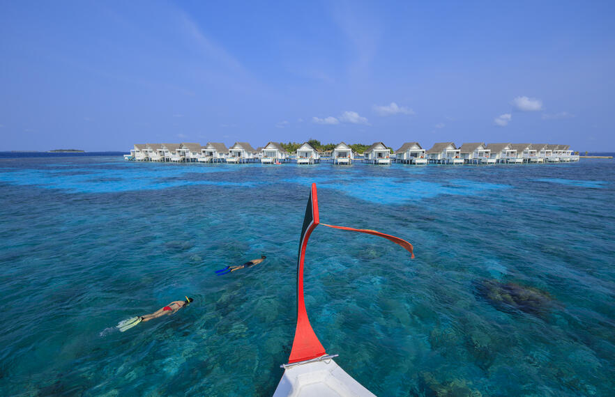 Snorkelling at Centara Grand Island Resort & Spa Maldives (CIRM) 